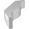 Ekena Millwork 5 1/2-in. W x 18-in. D x 26-in. H Funston Architectural Grade PVC Knee Brace BRCP055X18X26FST - alternate 6